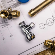 Load image into Gallery viewer, SharkBite 23036-0000LF 1/2" Ptc x 3/8" Compression Angle Stop Valve