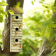 Load image into Gallery viewer, Glitzhome Hand Painted Hanging Wood Birdhouse for Garden