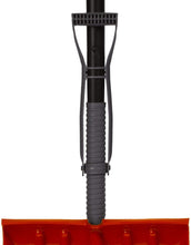 Load image into Gallery viewer, Bigfoot 18&quot; Combination Snow Shovel with Adjustable Ergonomic Handle Alleviates Bending and Strain on Lower Back Adjusts to Users Height Orange