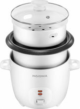 Load image into Gallery viewer, Insignia - 2.6-Quart Rice Cooker - White (NS-RC14WH7)