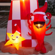 Load image into Gallery viewer, Home Accents Holiday 7.5 ft. Inflatable Lighthouse Scene