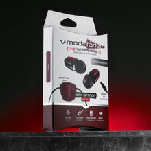 Load image into Gallery viewer, V-MODA Faders Tuned Metal Earplugs - Rouge