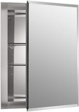 Load image into Gallery viewer, Kohler K-Cb-Clr1620Fs Frameless 16 Inch X 20 Inch Aluminum Bathroom Medicine Cabinet; Recess Installation Only