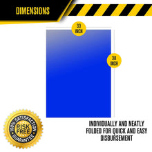 Load image into Gallery viewer, Aluf Plastics-710751 AM RECYCLING BLUE Heavy Duty Large Blue Recycling Bags by Ultrasac - 33 Gallon (GIANT 50 Pack /w ties) 33&quot; x 38&quot; Professional Quality Tall Plastic Garbage and Recycle Trash Bag for Cans,