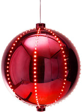 Load image into Gallery viewer, Alpine Corporation LPA108L-RD Hanging Christmas Ornament, 13-Inch Tall, Red