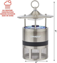 Load image into Gallery viewer, DynaTrap DT600ST Outdoor Insect Trap Mosquito Repellent, 1/4 Acre, Sterling
