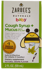 Load image into Gallery viewer, Zarbee's Naturals Baby Cough Syrup