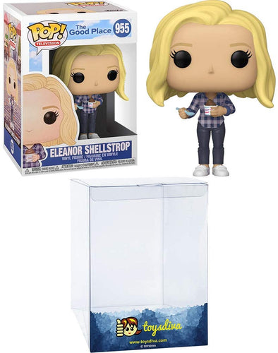 Eleanor Shellstrop: Funk o Pop! TV Vinyl Figure Bundle with 1 Compatible 'ToysDiva' Graphic Protector (955 - 46837 - B)