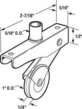 Load image into Gallery viewer, Prime-Line Products B 701 Screen Door Roller Assembly with 1-Inch Nylon Wheel,(Pack of 2)