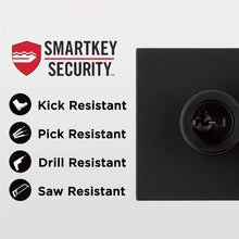 Load image into Gallery viewer, Kwikset 91560-029 Halifax Slim Square Keyed Entry Lever Featuring Smartkey