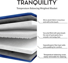 Load image into Gallery viewer, Tranquility. Kids Weighted Blanket ● Blue ● 6 lbs