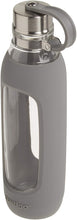 Load image into Gallery viewer, Contigo Purity Glass Water Bottle with Silicone Tethered Lid, 20oz, Radiant Orchid