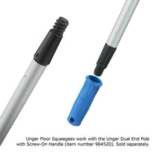 Load image into Gallery viewer, Unger Professional AquaDozer MAX Smooth Surface Straight Floor Squeegee, 24"