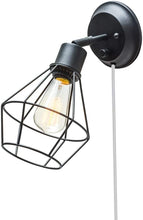 Load image into Gallery viewer, Globe Verdun 1 Matte Black Wall Sconce