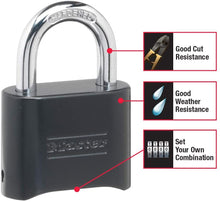 Load image into Gallery viewer, Master Lock Combination 178D Set Your Own