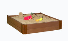 Load image into Gallery viewer, One Inch Series 4ft. x 4ft. x 11in. Composite Square Sandbox Kit