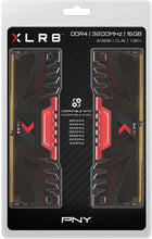 Load image into Gallery viewer, PNY 16GB XLR8 Gaming DDR4 3200MHz Desktop Memory Kit
