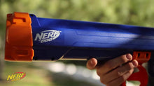 Load image into Gallery viewer, Nerf Dog Large Size Tennis Ball Blaster Gift Set with 4 Balls, Great for Fetch, Hands-Free Reload, Launches up to 50 ft, Single Unit, Includes 4 Nerf Balls