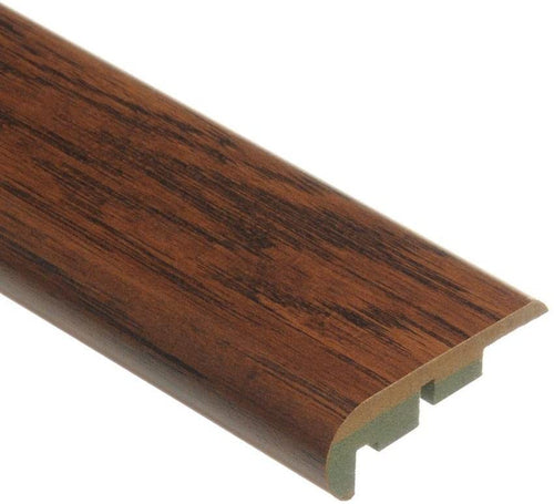 Distressed Brown Hickory 3/4 in. Thick x 2-1/8 in. Wide x 94 in. Length Laminate Stair Nose Molding