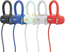 Load image into Gallery viewer, JAM Live Fast Workout Earphones 30 ft. Bluetooth Range, IP67 Sweat Resistant Earbuds 3 Sizes Included, 12 Hour Battery Life, Hands-Free Calling Cream Soda HX-EP404CS