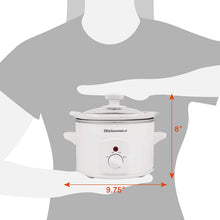 Load image into Gallery viewer, Maxi-Matic MST-250XW Slow Cooker, 1.5 Quart, White