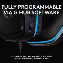 Load image into Gallery viewer, Logitech G432 DTS:X 7.1 Surround Sound Wired PC Gaming Headset (Leatherette)