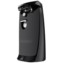 Load image into Gallery viewer, BLACK+DECKER EC475B Extra-Tall Electric Can Opener with Knife Sharpener