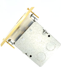 Load image into Gallery viewer, Leviton 25349-FBA 20-Amp, 125-Volt, Floor Mounting Duplex Receptacle, Straight Blade, Commercial Grade, Self Grounding, Ivory