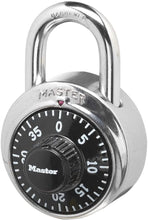 Load image into Gallery viewer, Master Lock 1500T Locker Lock Combination Padlock, 2 Pack, Black