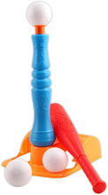 Load image into Gallery viewer, Vokodo T-Ball Set for Toddlers and Kids Baseball Tee Game Includes 1 Oversize Bat 3 Balls with Adjustable T Height for Improved Batting Skills for Preschool Children Boys Girls Sport Toys