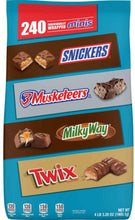 Load image into Gallery viewer, Snickers, Twix, 3 Musketeers &amp; Milky Way