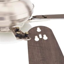 Load image into Gallery viewer, Benson 44 in. LED Brushed Nickel Ceiling Fan with Light and Remote Control