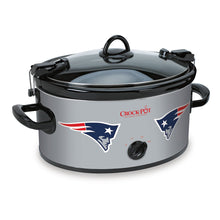 Load image into Gallery viewer, Crock-Pot New England Patriots NFL 6-Quart Cook &amp; Carry Slow Cooker