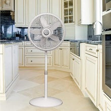 Load image into Gallery viewer, Lasko 1820 18″ Elegance &amp; Performance Adjustable Pedestal Fan, White - Features Oscillating Movement Tilt-back Fan Head