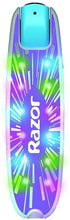 Load image into Gallery viewer, Razor Party Pop Kick Scooter - Multi-Color LED Light-Up Deck, Lightweight Steel Frame, for Kids Ages 6 and Up
