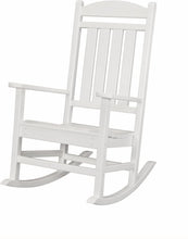 Load image into Gallery viewer, Hanover Outdoor Furniture HVR100WH All Weather Pineapple Cay Porch Rocker, White