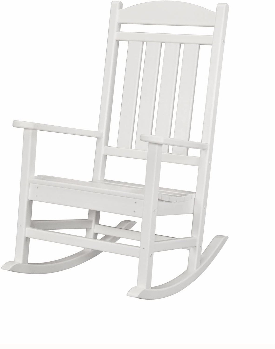 Hanover Outdoor Furniture HVR100WH All Weather Pineapple Cay Porch Rocker, White