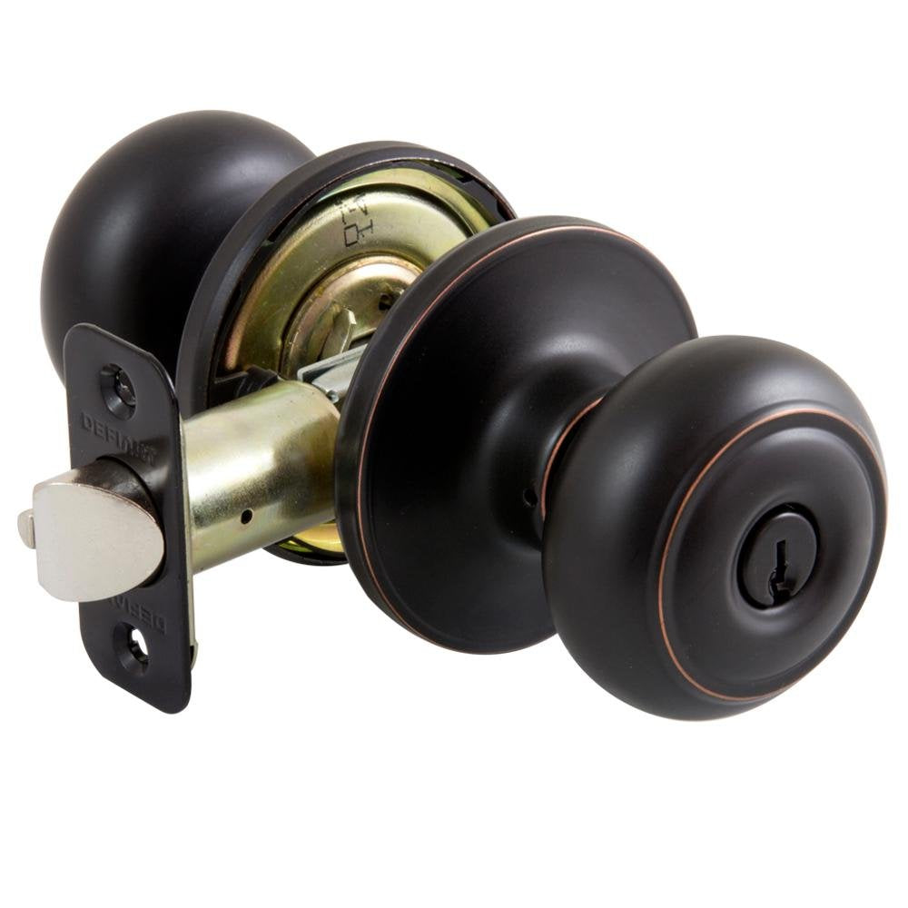 Defiant Hartford Aged Bronze Entry Knob