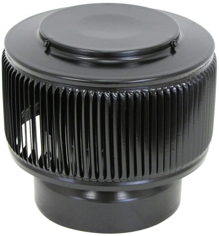 ACTIVE VENTILATION AV-6-PVC-BL Aura PVC Vent Cap 6 in. Dia Exhaust Vent