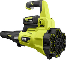 Load image into Gallery viewer, RYOBI RY40470VNM 125 MPH 550 CFM 40-Volt Lithium-Ion Brushless Cordless Jet Fan Leaf Blower - 4.0 Ah Battery and Charger Included