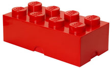 Load image into Gallery viewer, LEGO 8-Brick Storage Box, Bright Red