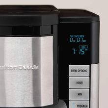 Load image into Gallery viewer, Hamilton Beach Countertop 12 Cup Programmable Coffee Maker w/Easy Access, Black