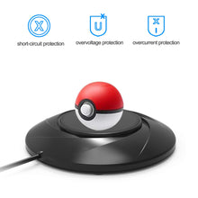 Load image into Gallery viewer, AGPtEK Desktop Charger for Nintendo Switch Poke Ball Plus Controller, Easy to Charge, Stylish Design &amp; Perfect Protection, Charging Stand with USB Cable