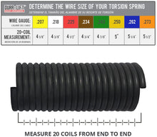 Load image into Gallery viewer, DURA-LIFT .262 x 40&quot; Torsion Garage Door Spring (Blue)