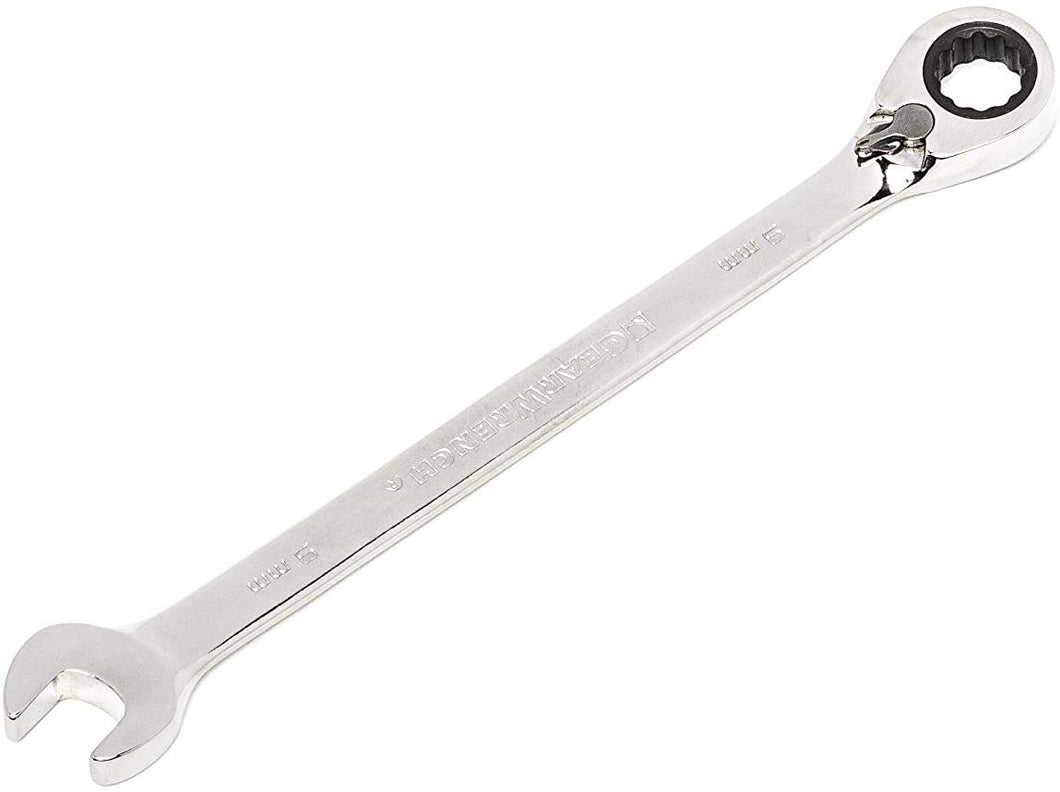 GEARWRENCH 12 Pt. Reversible Ratcheting Combination Wrench, 9mm - 9609N