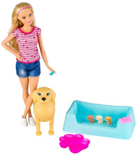 Load image into Gallery viewer, Barbie Newborn Pups Doll and Pets