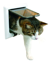 Load image into Gallery viewer, Trixie Pet Products 4-Way Locking Cat Door with Tunnel, White