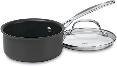 Cuisinart 619-14 Chef's Classic Nonstick Hard-Anodized 1-Quart Saucepan with Cover