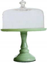 Load image into Gallery viewer, The Pioneer Woman Timeless Beauty 10" Cake Stand with Glass Cover
