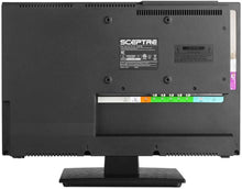 Load image into Gallery viewer, Sceptre 18" LED HDTV HDMI VGA USB Clear QAM, Brushed Black 2019 (E185BV-SSC)